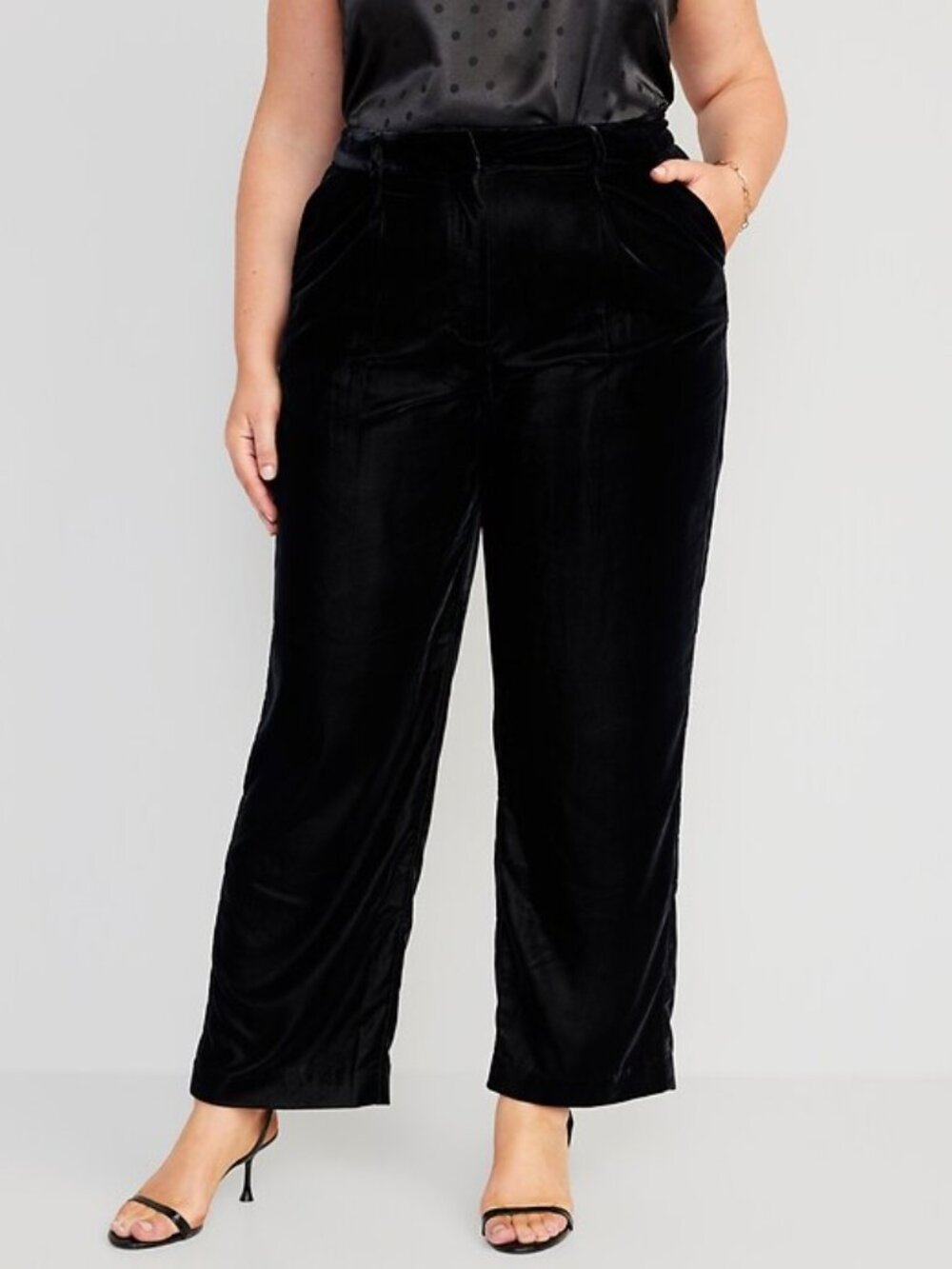 Old Navy Taylor Wide Leg Velvet Trousers NWT